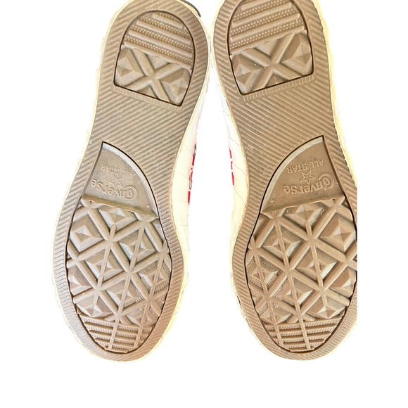 Converse Chuck Taylor All Star Unt1tl3d High Top Red White 271965C Kids Size 6 - Picture 6 of 8